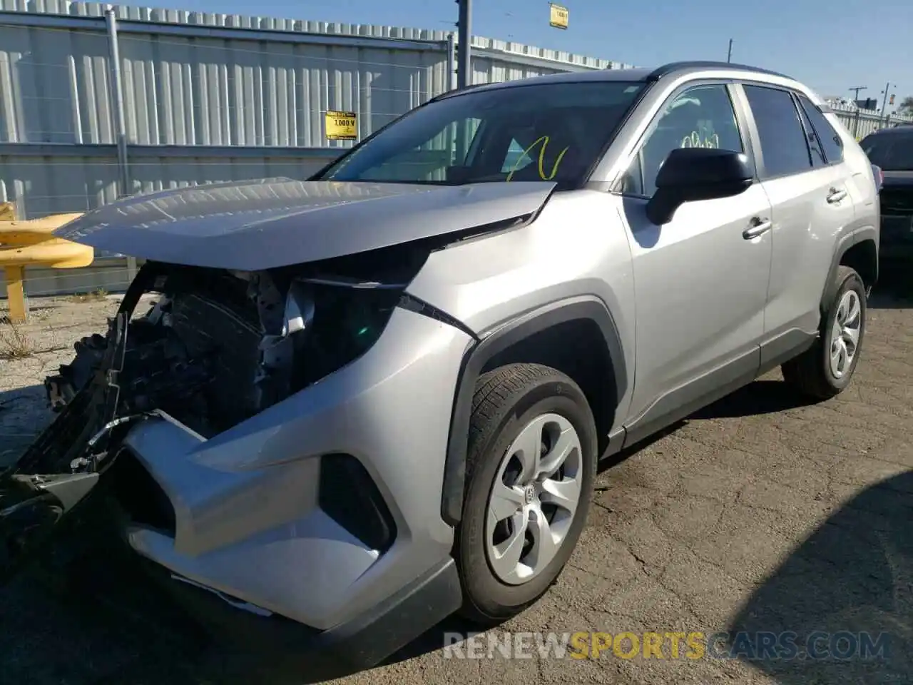 2 Photograph of a damaged car 2T3H1RFV6MW160506 TOYOTA RAV4 2021