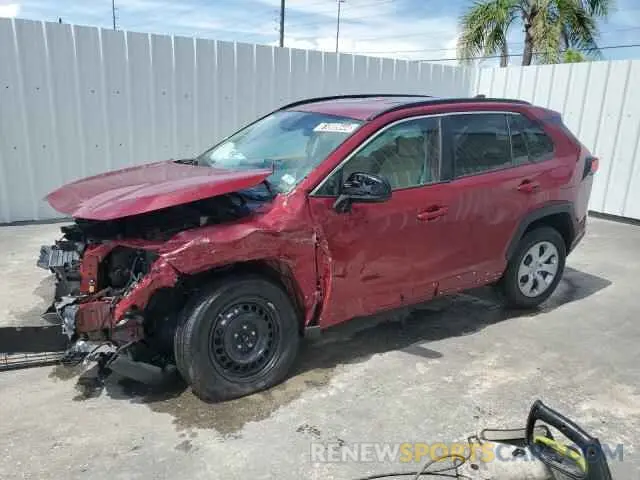 1 Photograph of a damaged car 2T3H1RFV6MW164135 TOYOTA RAV4 2021