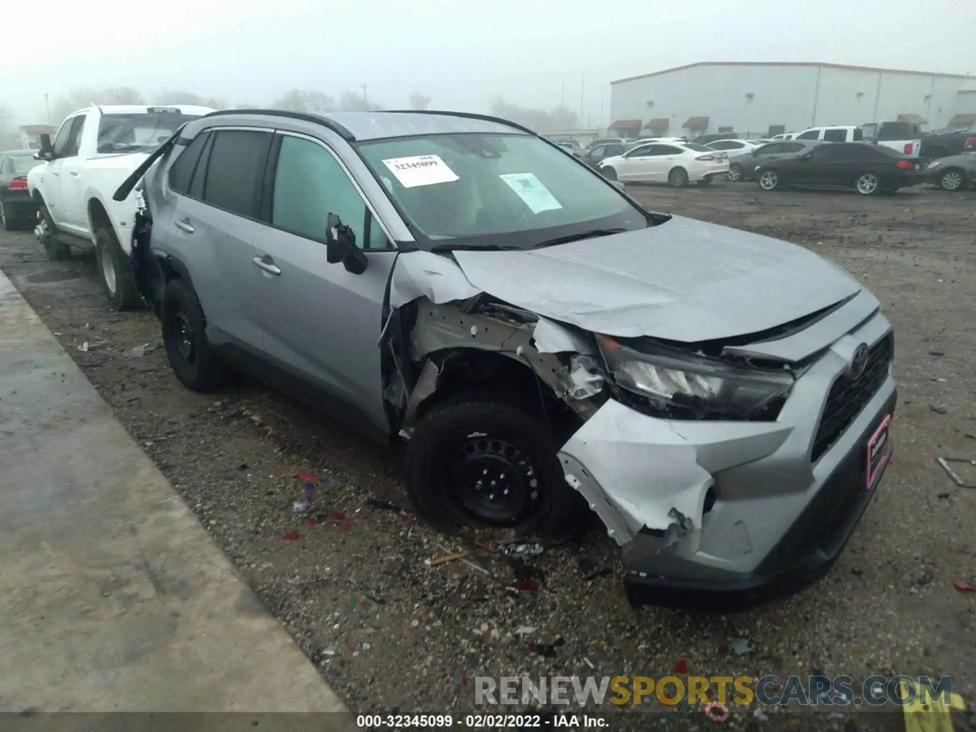 1 Photograph of a damaged car 2T3H1RFV6MW176771 TOYOTA RAV4 2021