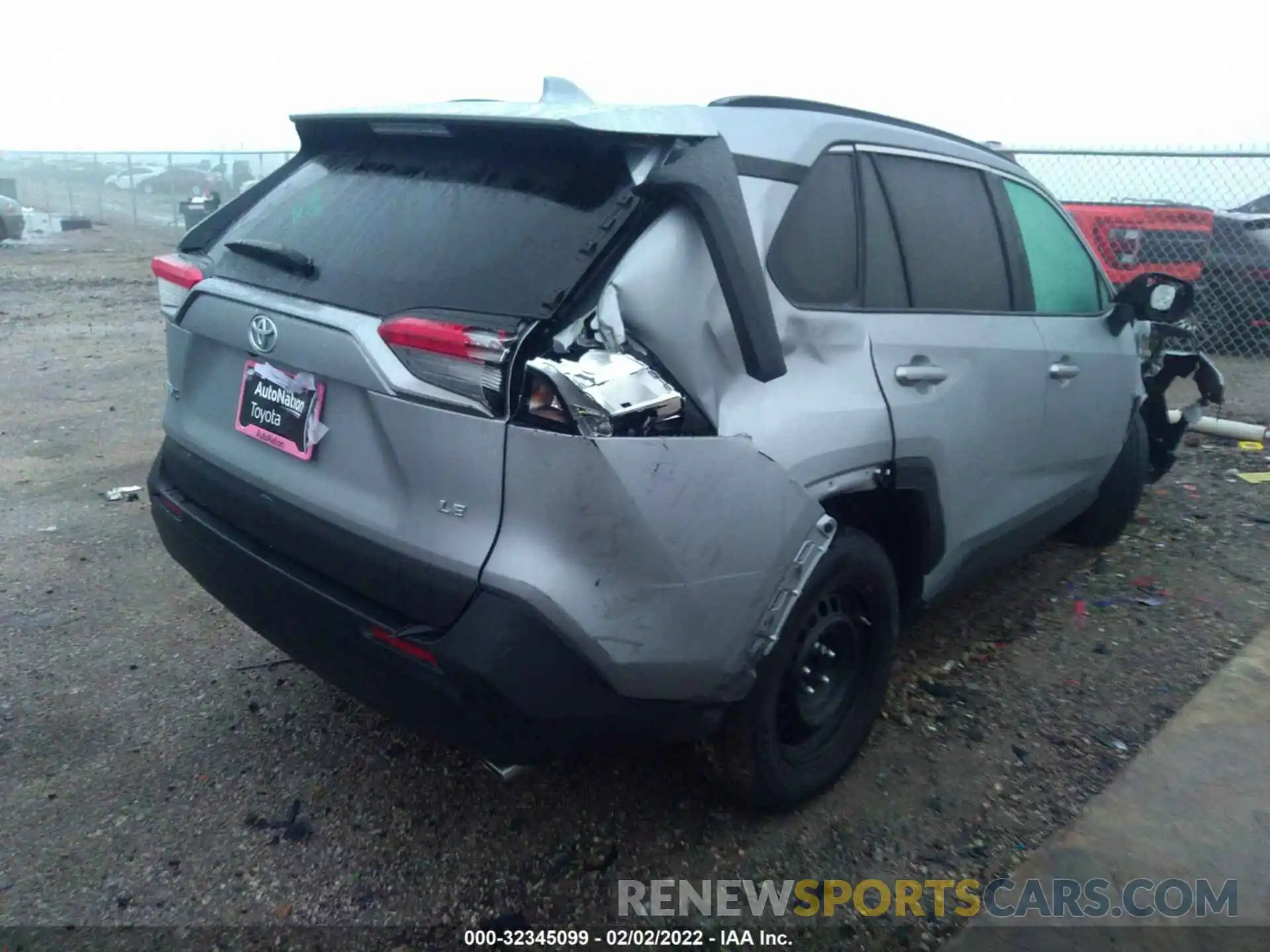 4 Photograph of a damaged car 2T3H1RFV6MW176771 TOYOTA RAV4 2021