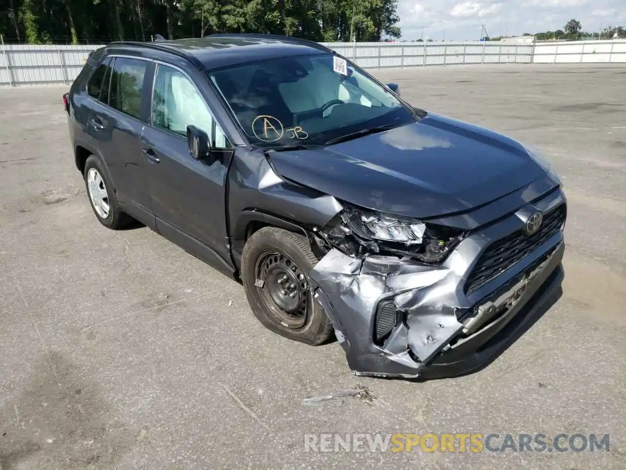 1 Photograph of a damaged car 2T3H1RFV7MC093545 TOYOTA RAV4 2021