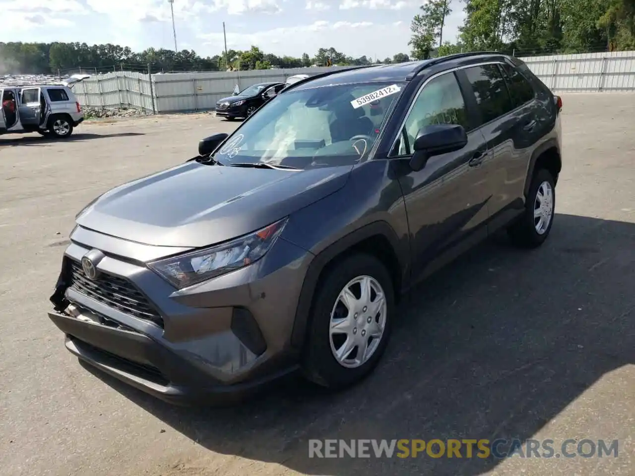 2 Photograph of a damaged car 2T3H1RFV7MC093545 TOYOTA RAV4 2021