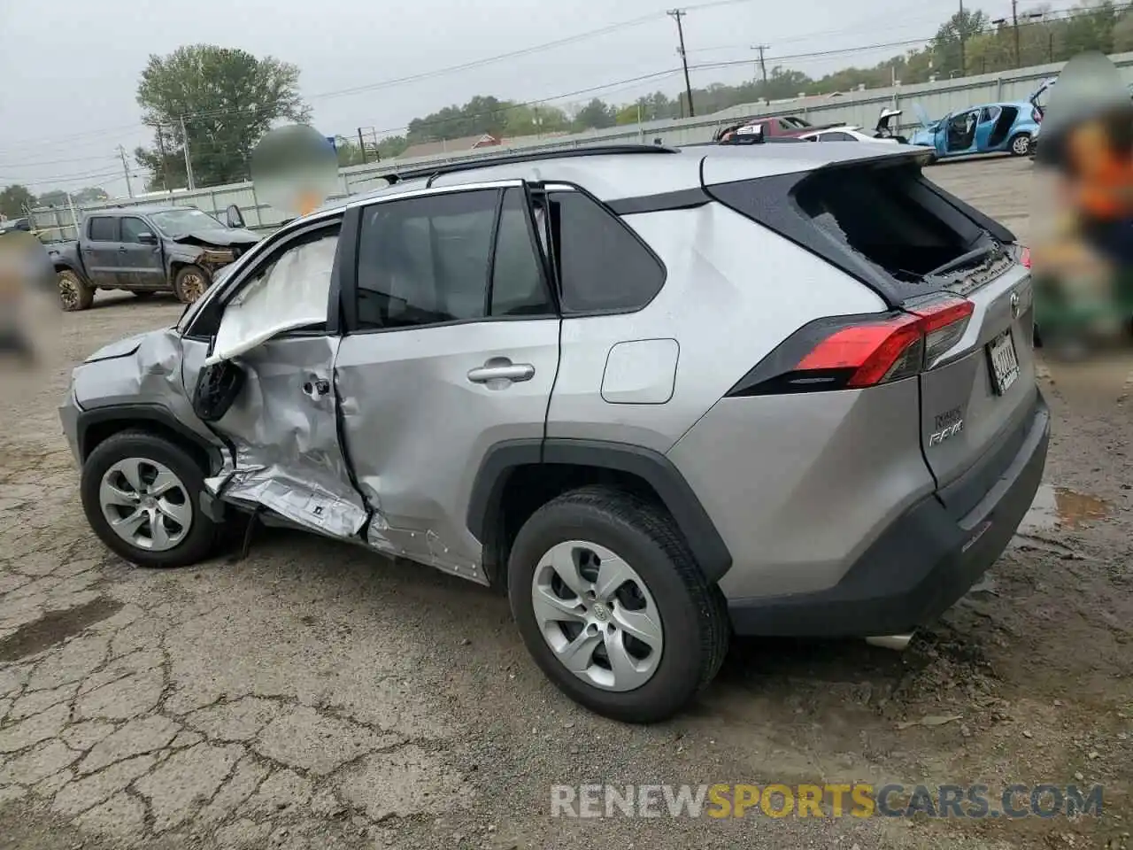 2 Photograph of a damaged car 2T3H1RFV7MC094761 TOYOTA RAV4 2021