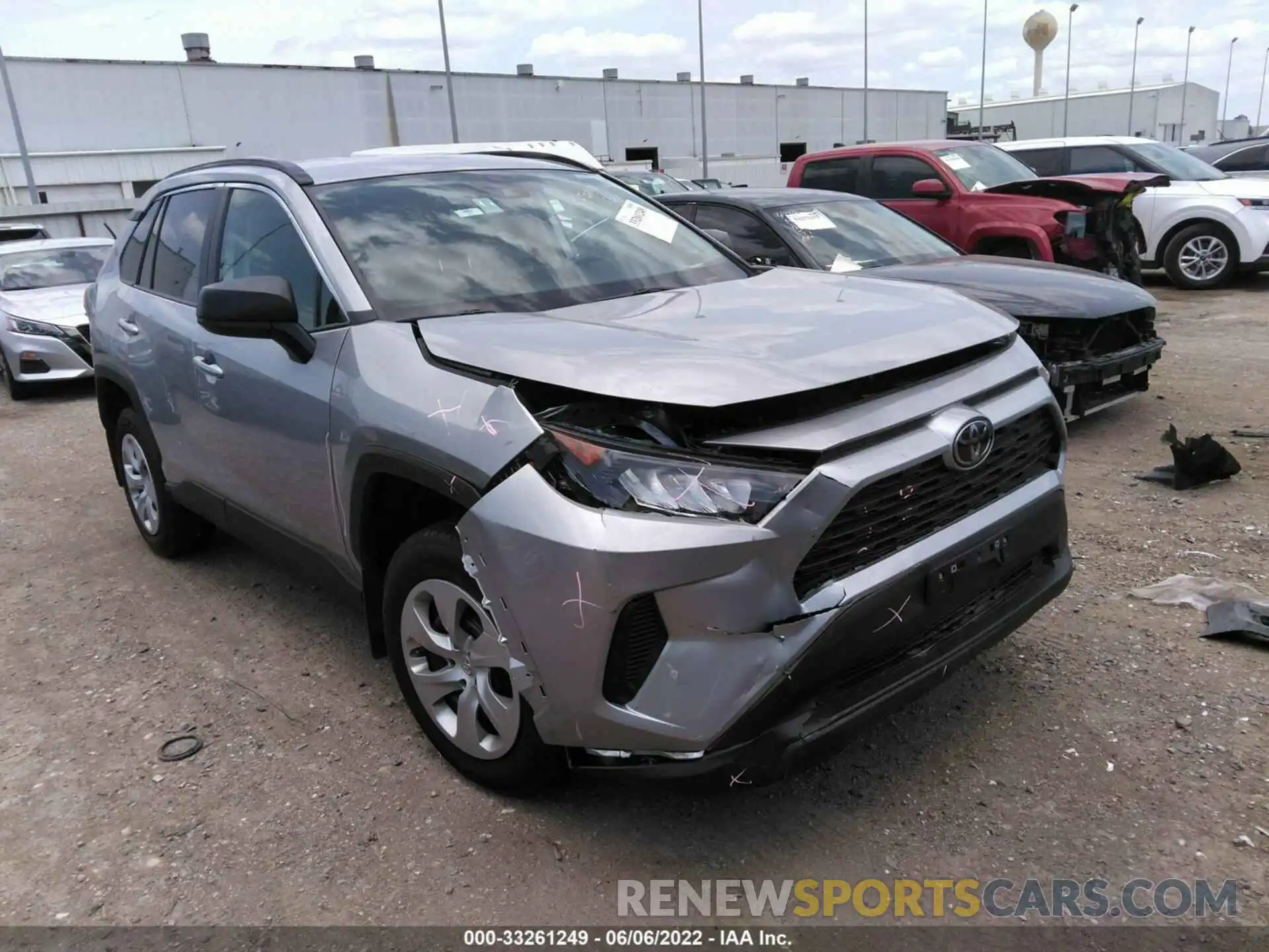 1 Photograph of a damaged car 2T3H1RFV7MC099345 TOYOTA RAV4 2021