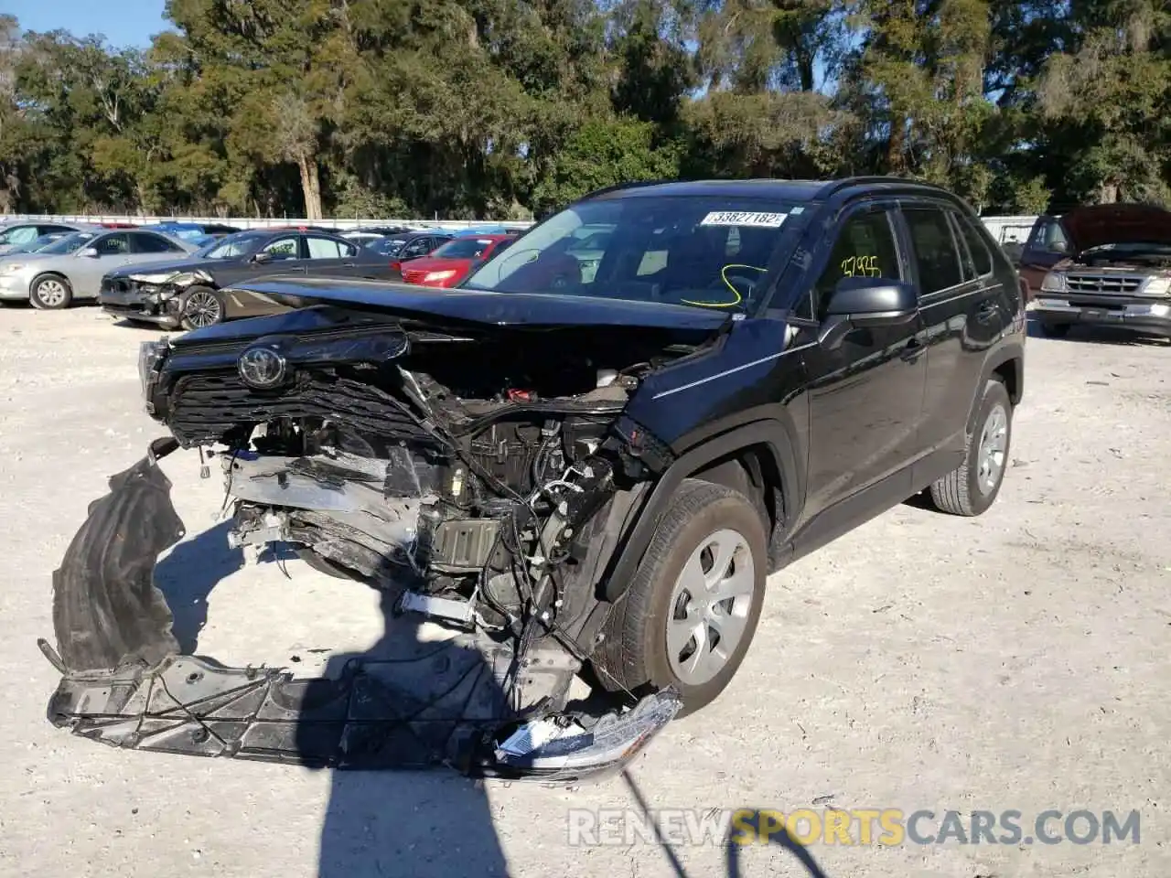 2 Photograph of a damaged car 2T3H1RFV7MC101532 TOYOTA RAV4 2021