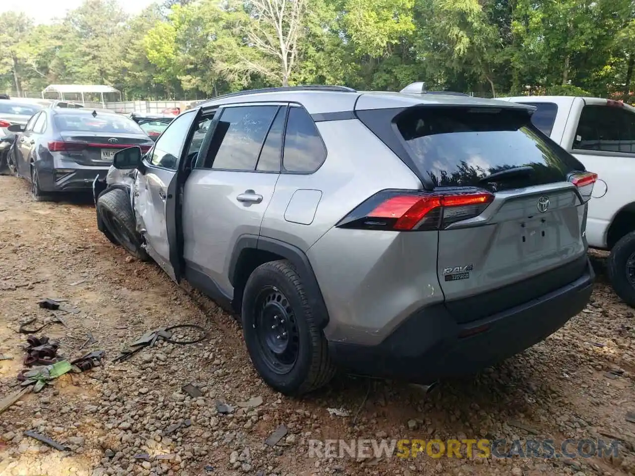 3 Photograph of a damaged car 2T3H1RFV7MC104141 TOYOTA RAV4 2021