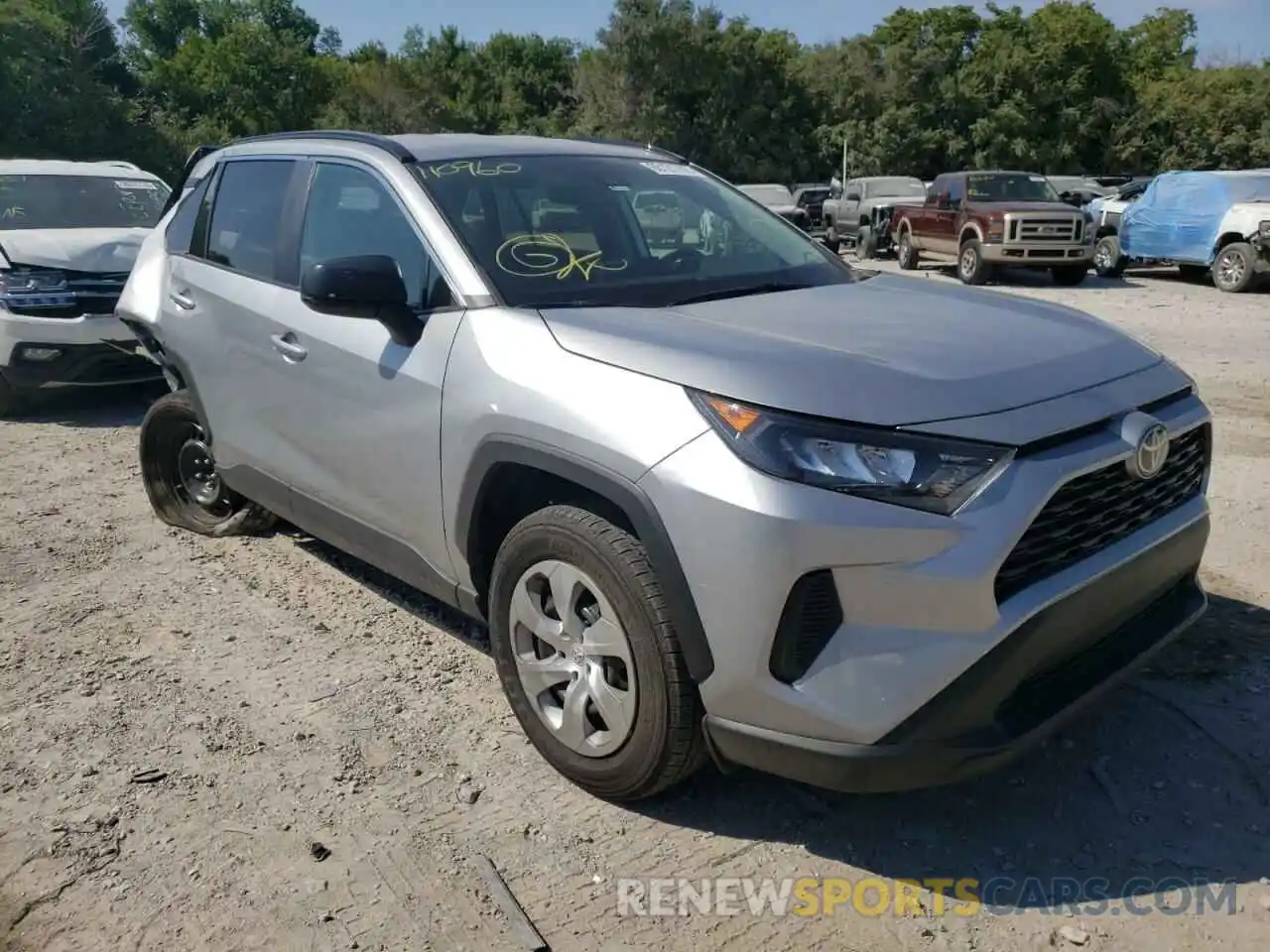 1 Photograph of a damaged car 2T3H1RFV7MC110960 TOYOTA RAV4 2021