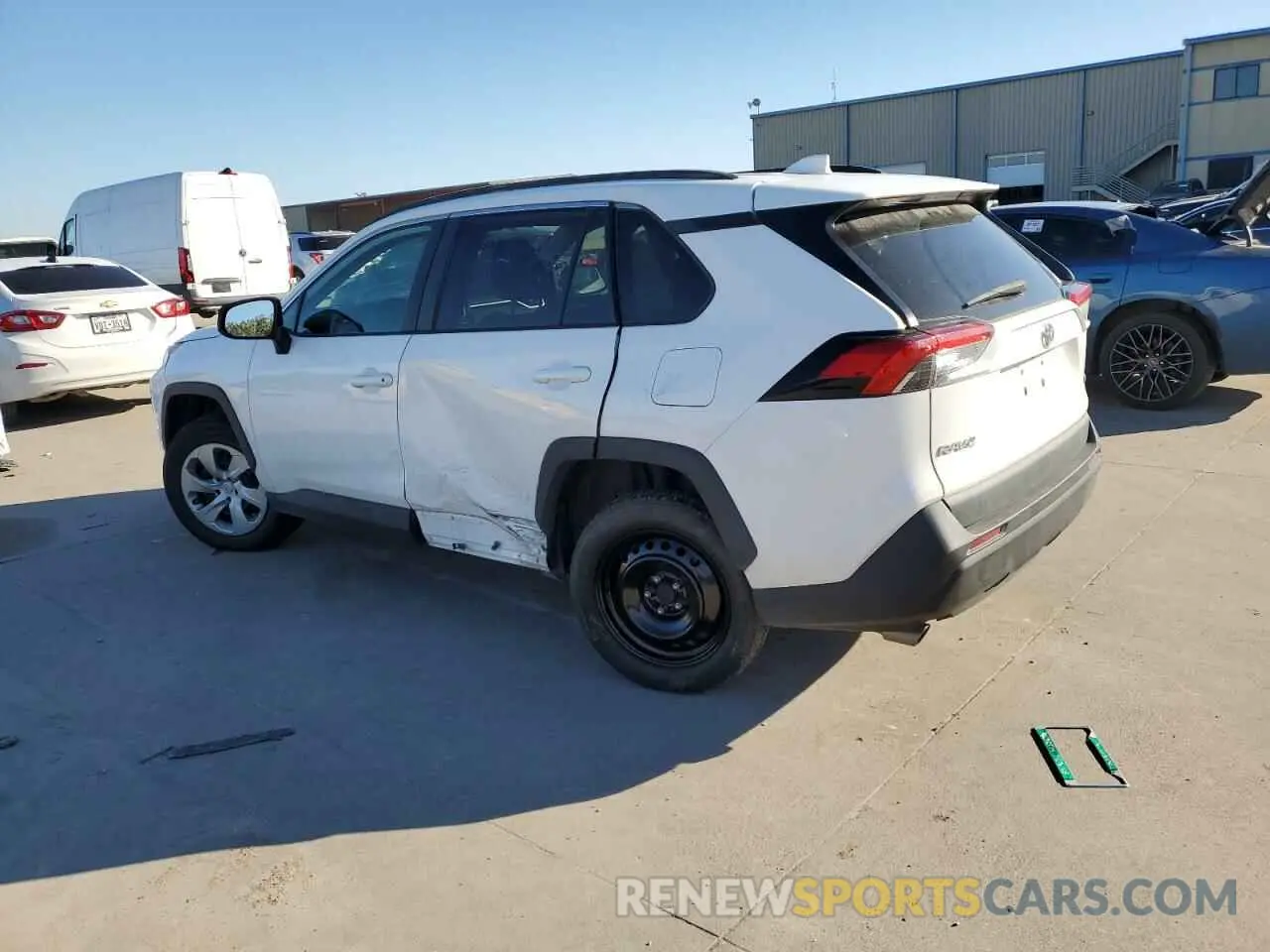 2 Photograph of a damaged car 2T3H1RFV7MC131419 TOYOTA RAV4 2021