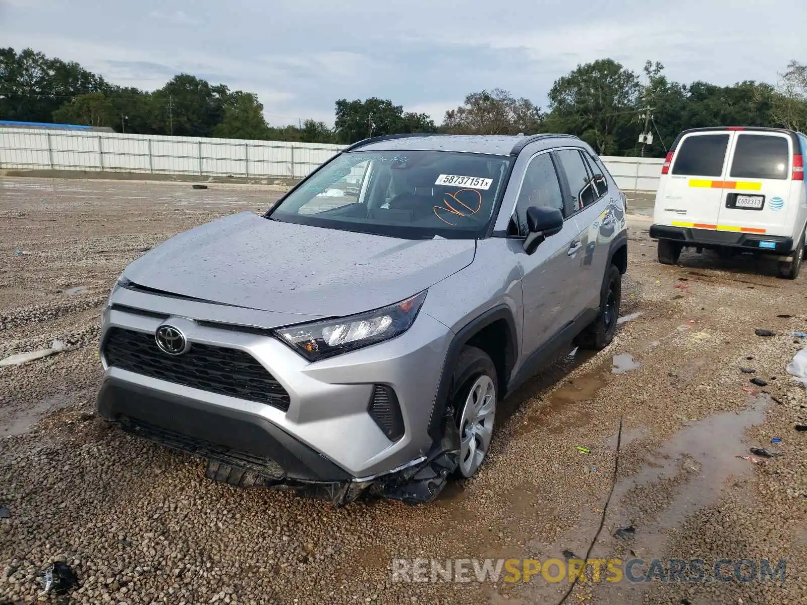 2 Photograph of a damaged car 2T3H1RFV7MC147006 TOYOTA RAV4 2021