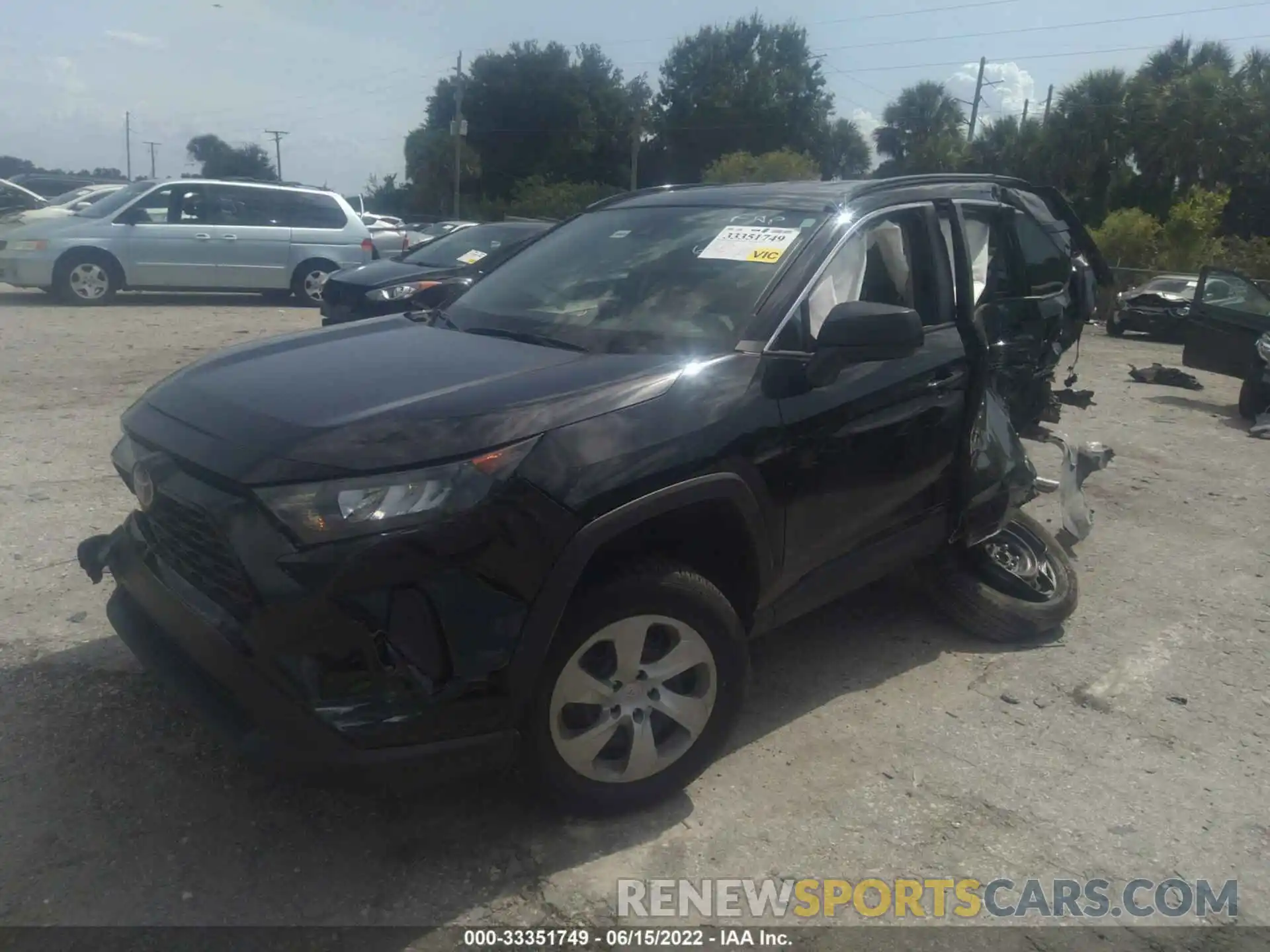 2 Photograph of a damaged car 2T3H1RFV7MC155946 TOYOTA RAV4 2021