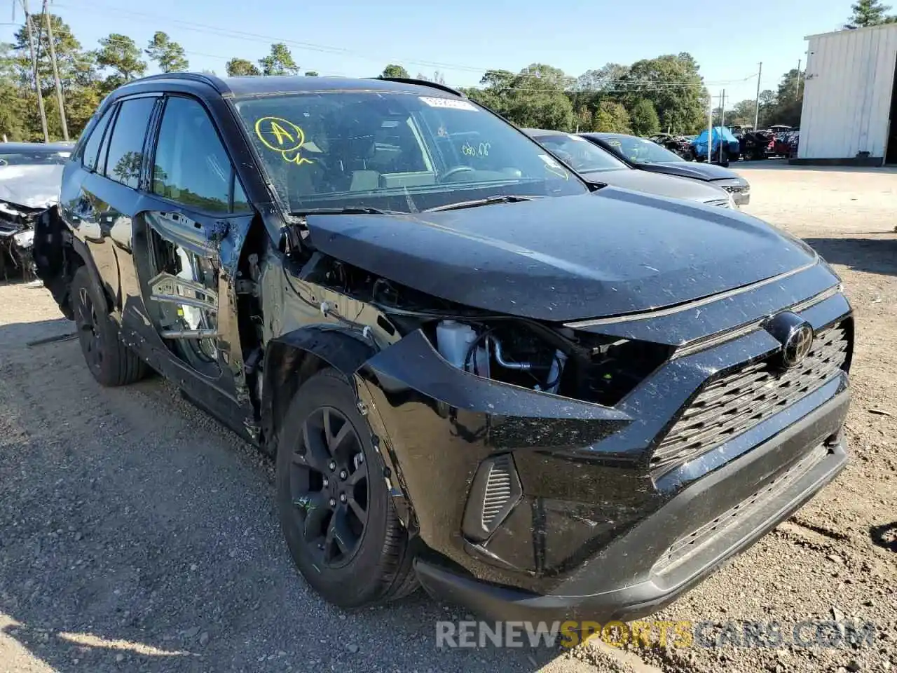 1 Photograph of a damaged car 2T3H1RFV7MC169085 TOYOTA RAV4 2021