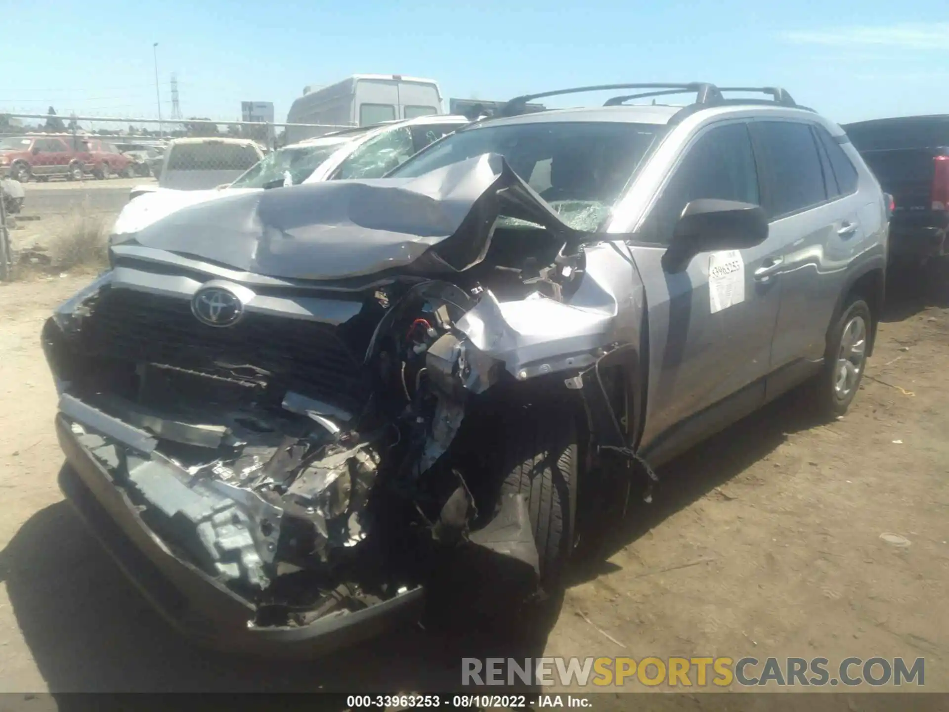 2 Photograph of a damaged car 2T3H1RFV7MW107605 TOYOTA RAV4 2021