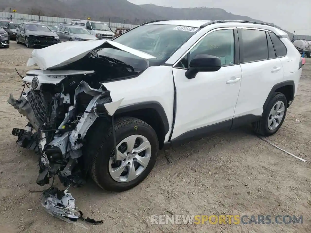 2 Photograph of a damaged car 2T3H1RFV7MW117311 TOYOTA RAV4 2021