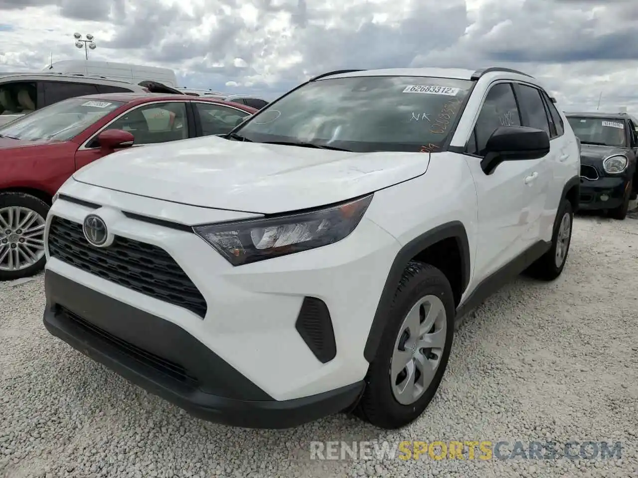 2 Photograph of a damaged car 2T3H1RFV7MW123772 TOYOTA RAV4 2021