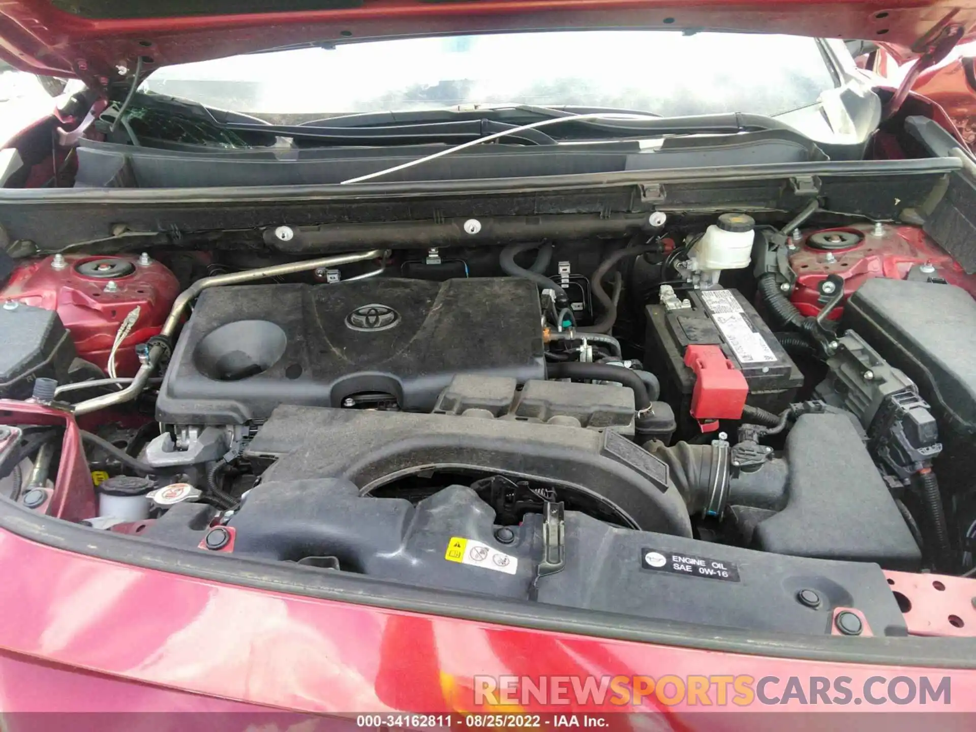 10 Photograph of a damaged car 2T3H1RFV7MW137235 TOYOTA RAV4 2021