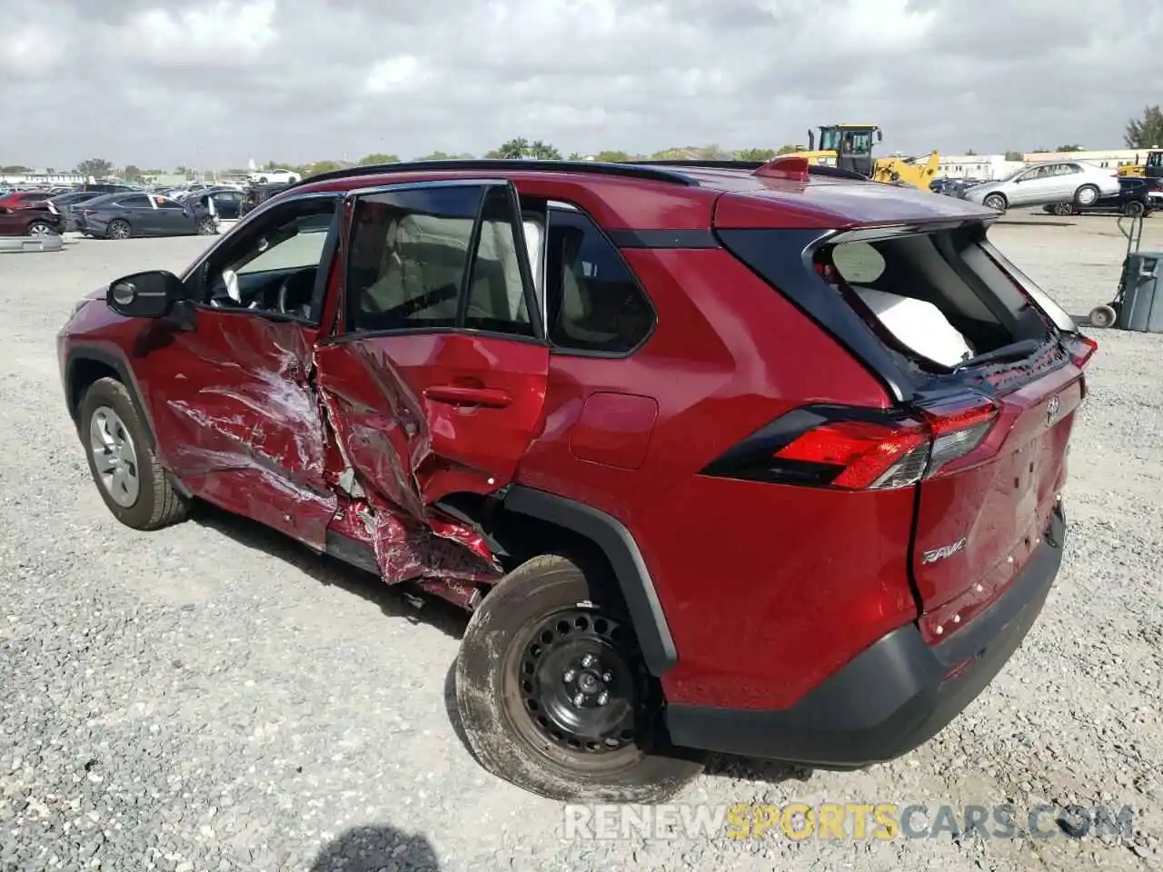 3 Photograph of a damaged car 2T3H1RFV7MW161535 TOYOTA RAV4 2021