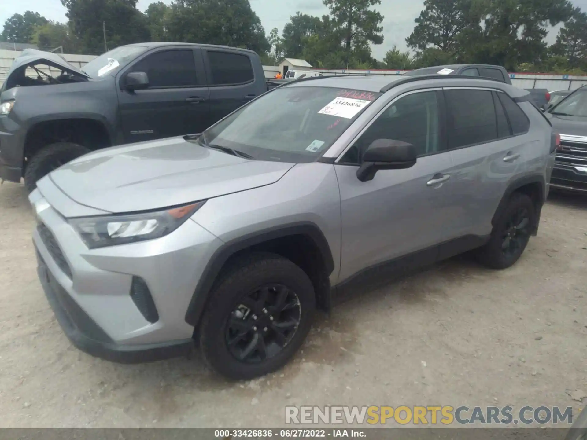 2 Photograph of a damaged car 2T3H1RFV7MW181624 TOYOTA RAV4 2021