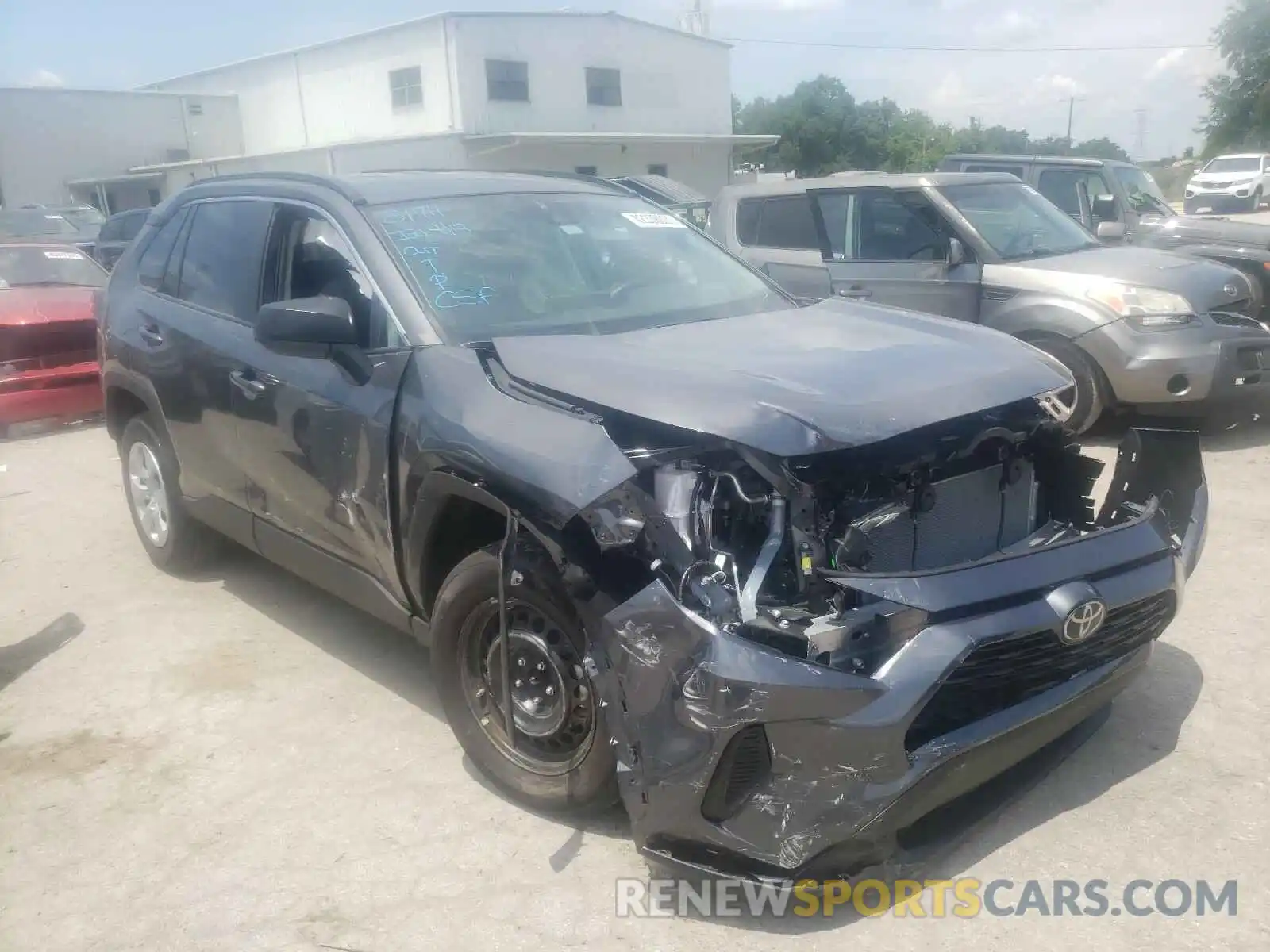 1 Photograph of a damaged car 2T3H1RFV8MC105766 TOYOTA RAV4 2021