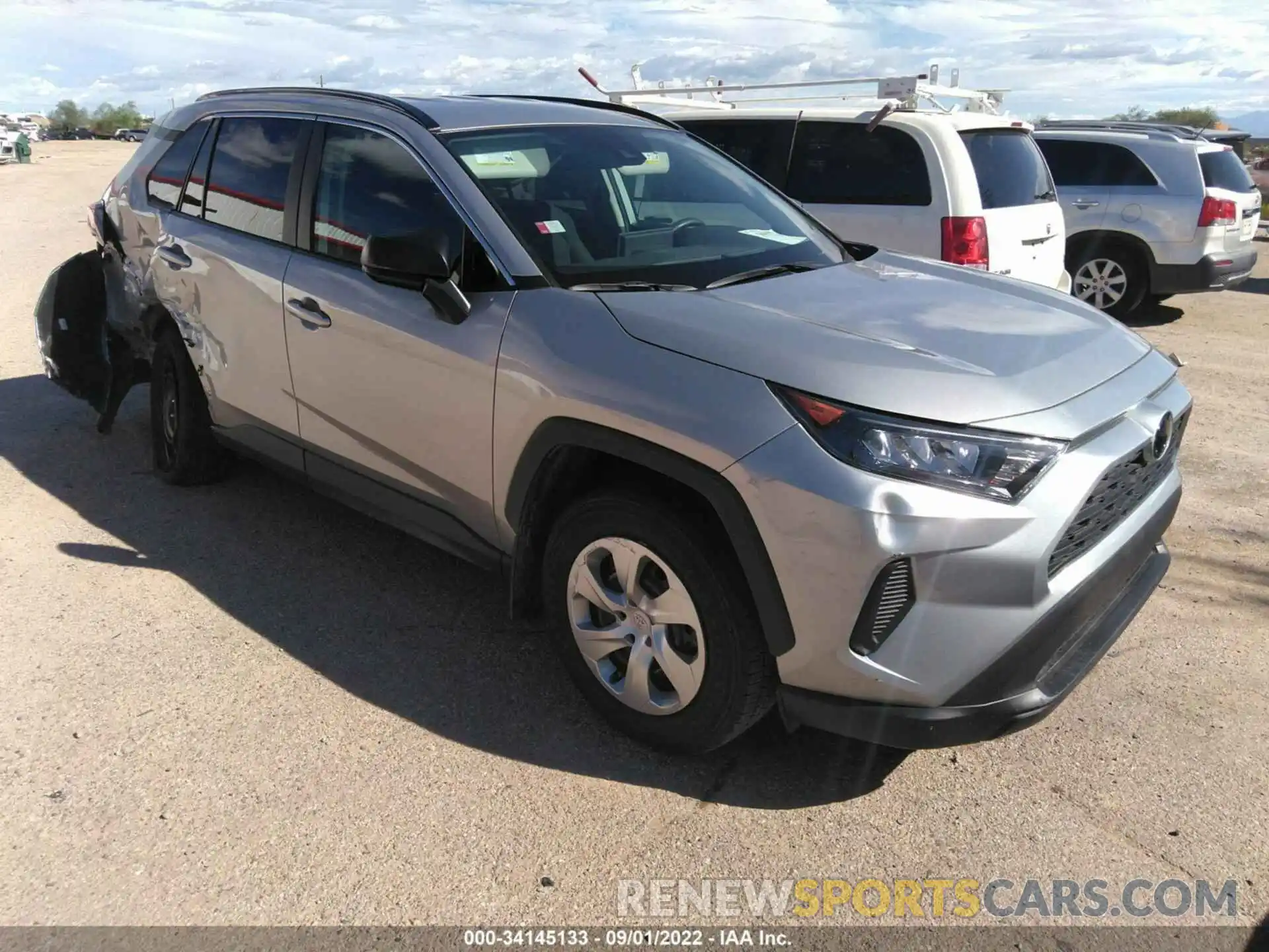 1 Photograph of a damaged car 2T3H1RFV8MC125712 TOYOTA RAV4 2021