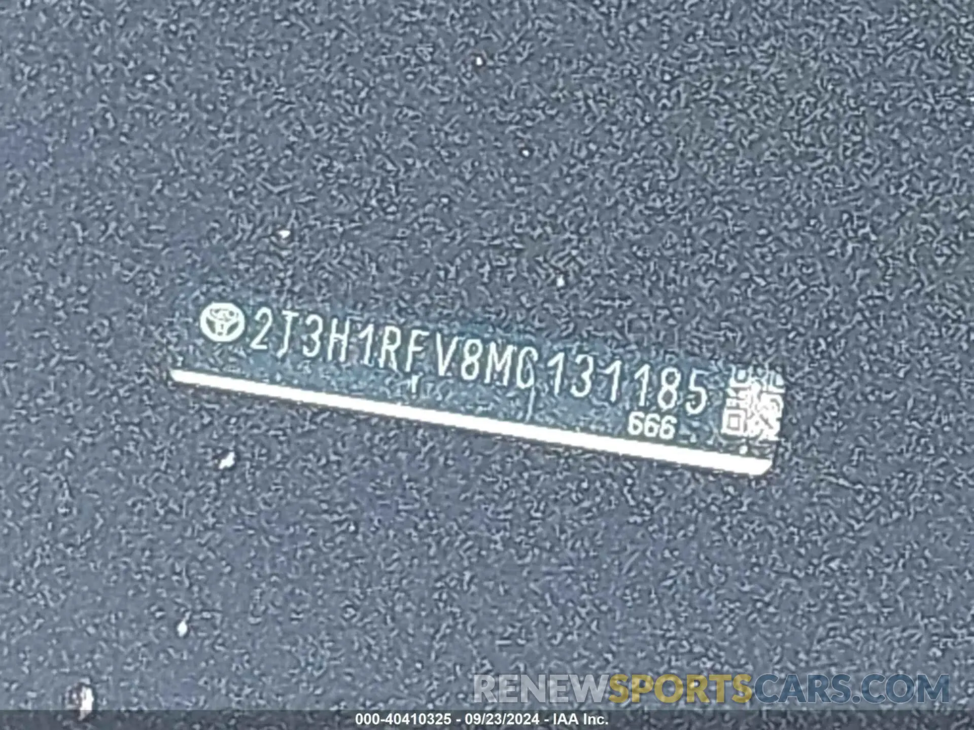 9 Photograph of a damaged car 2T3H1RFV8MC131185 TOYOTA RAV4 2021