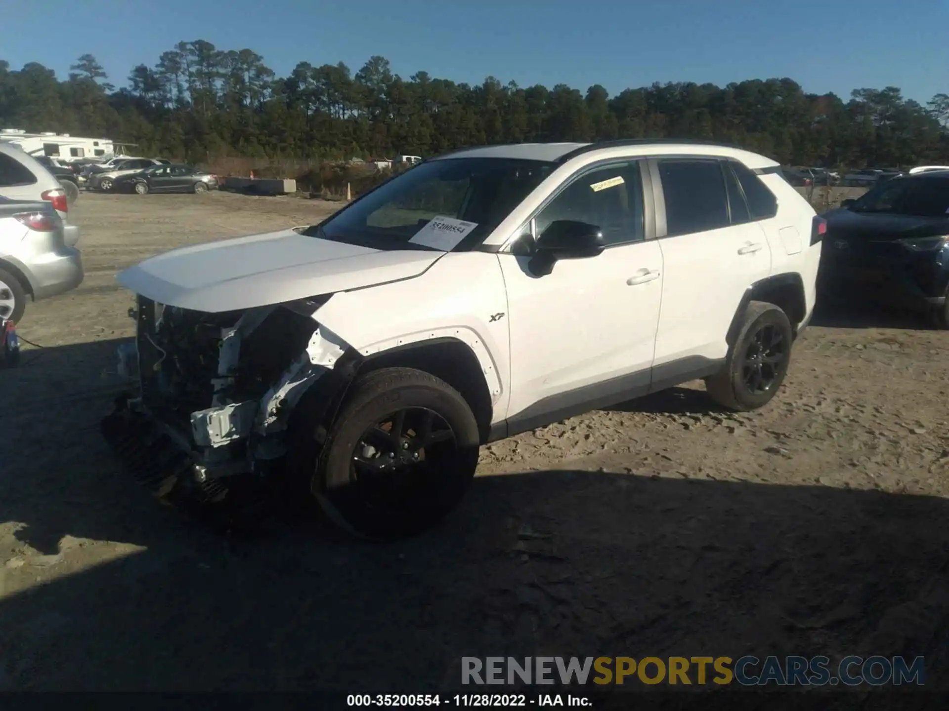 2 Photograph of a damaged car 2T3H1RFV8MC145894 TOYOTA RAV4 2021