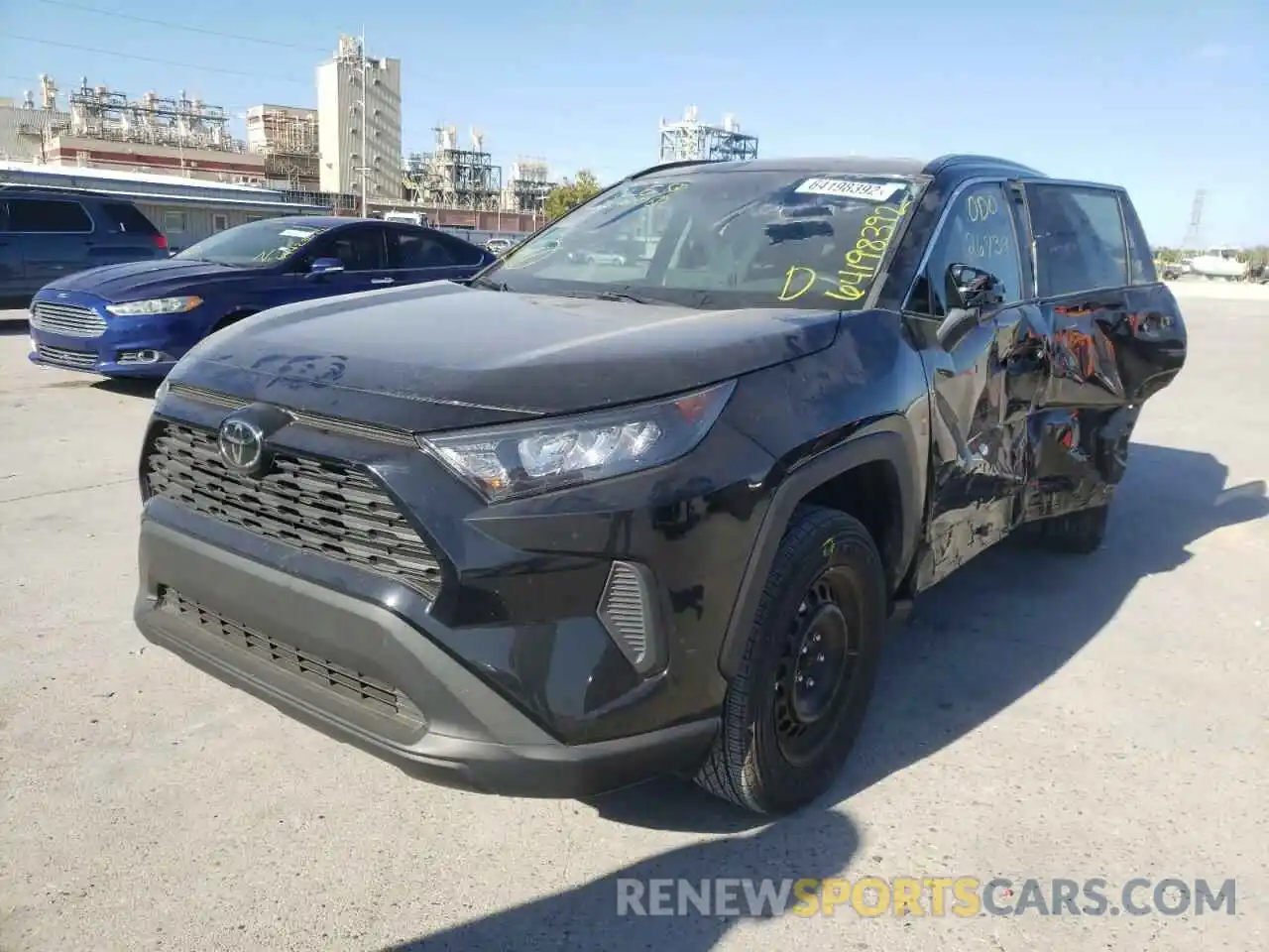 2 Photograph of a damaged car 2T3H1RFV8MW107774 TOYOTA RAV4 2021