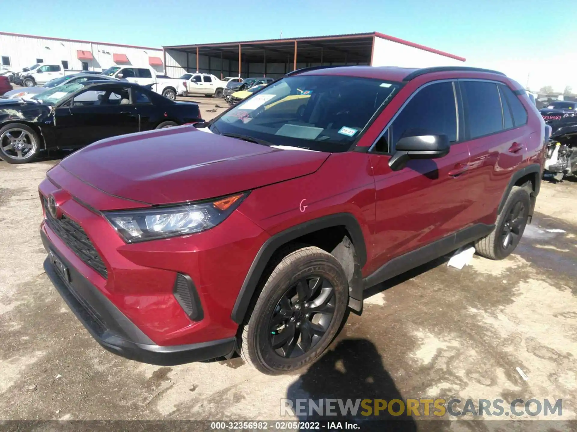 2 Photograph of a damaged car 2T3H1RFV8MW136837 TOYOTA RAV4 2021