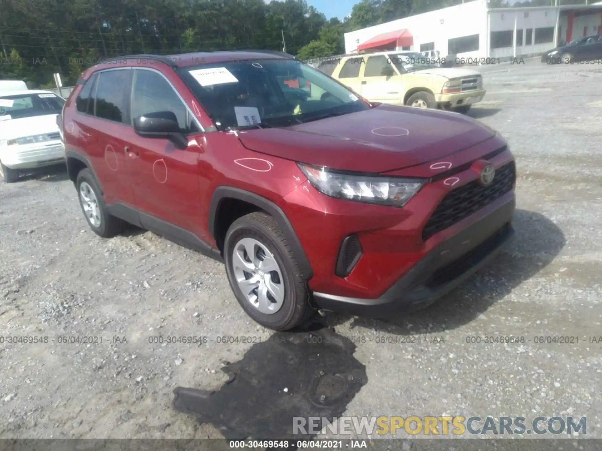 1 Photograph of a damaged car 2T3H1RFV9MC088475 TOYOTA RAV4 2021