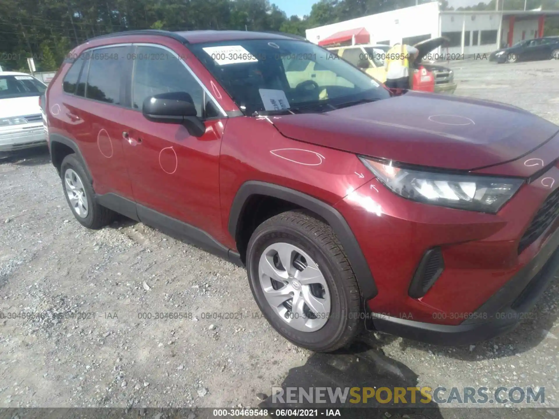 6 Photograph of a damaged car 2T3H1RFV9MC088475 TOYOTA RAV4 2021