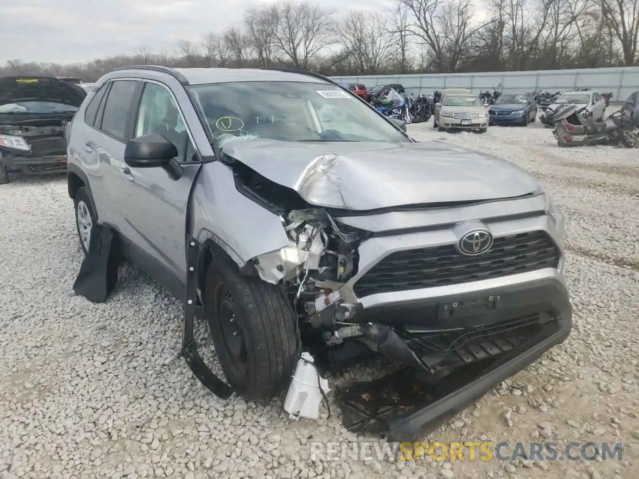 1 Photograph of a damaged car 2T3H1RFV9MC089383 TOYOTA RAV4 2021