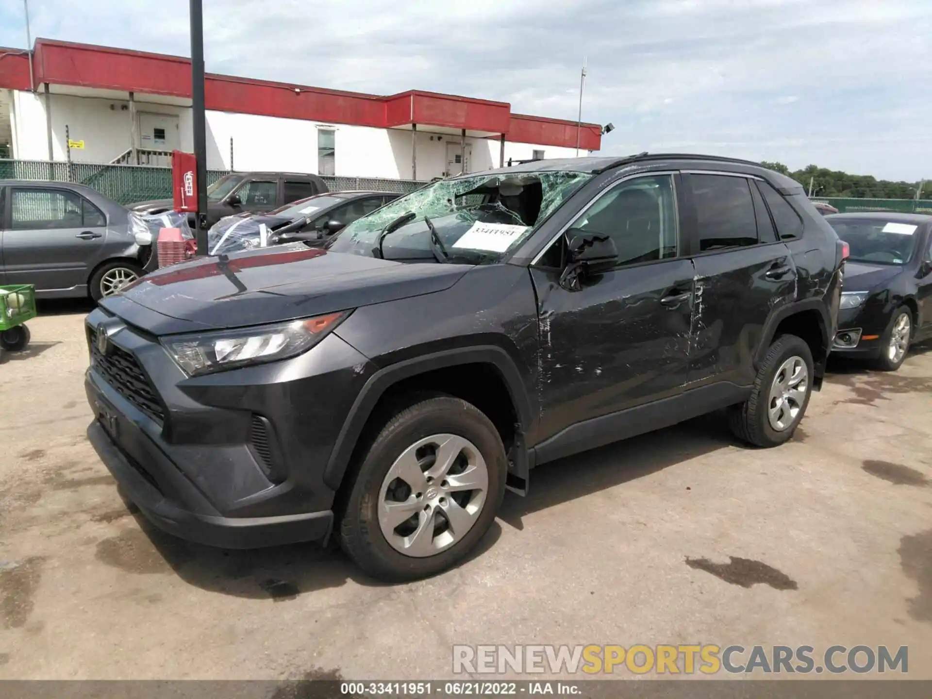 2 Photograph of a damaged car 2T3H1RFV9MC113262 TOYOTA RAV4 2021