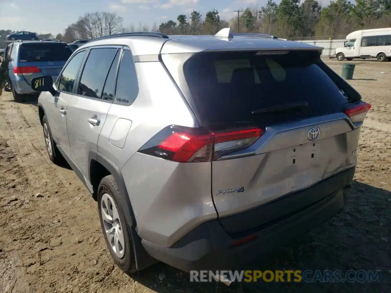 3 Photograph of a damaged car 2T3H1RFV9MC121412 TOYOTA RAV4 2021