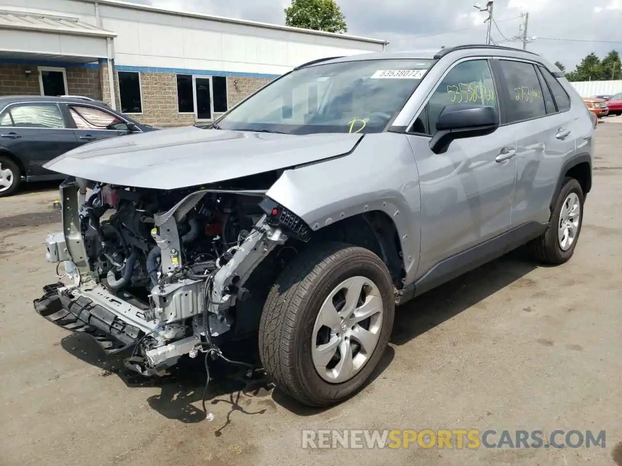 2 Photograph of a damaged car 2T3H1RFV9MC132975 TOYOTA RAV4 2021