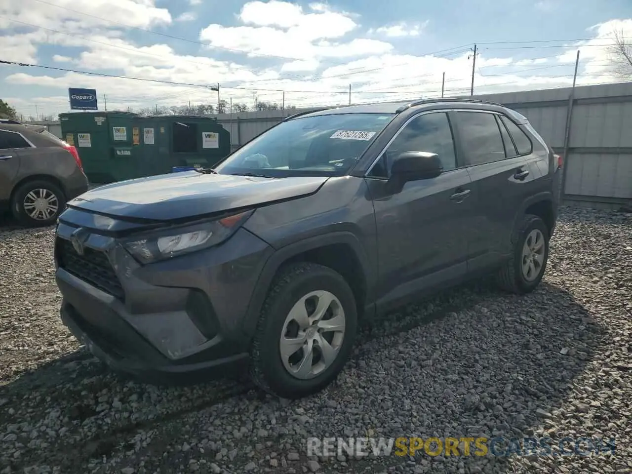 1 Photograph of a damaged car 2T3H1RFV9MC134595 TOYOTA RAV4 2021