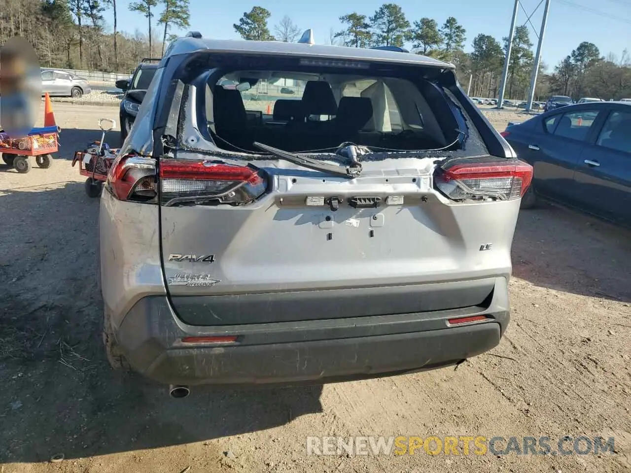6 Photograph of a damaged car 2T3H1RFV9MC149873 TOYOTA RAV4 2021