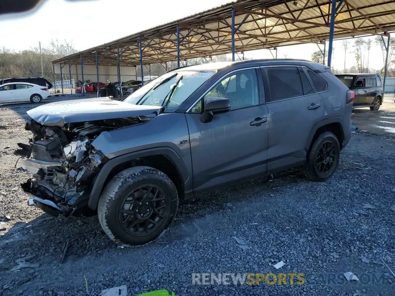 1 Photograph of a damaged car 2T3H1RFV9MC151137 TOYOTA RAV4 2021