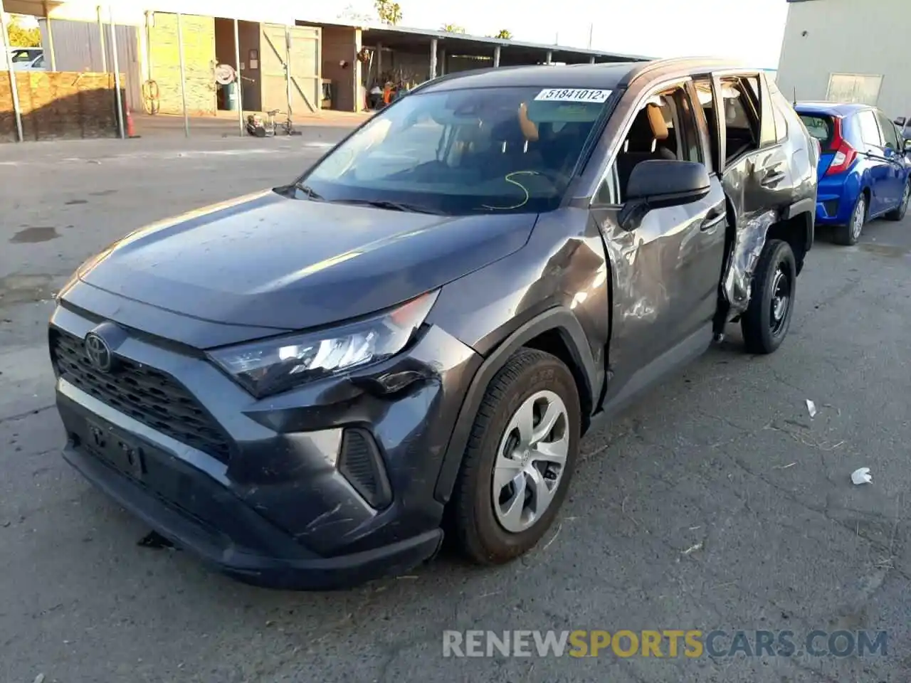 2 Photograph of a damaged car 2T3H1RFV9MC157178 TOYOTA RAV4 2021