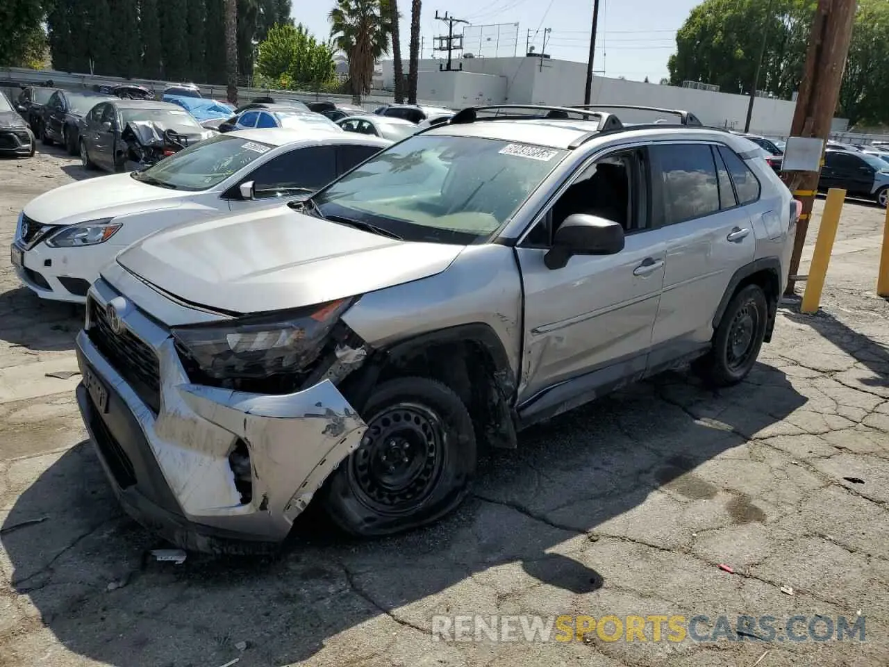 1 Photograph of a damaged car 2T3H1RFV9MC167614 TOYOTA RAV4 2021
