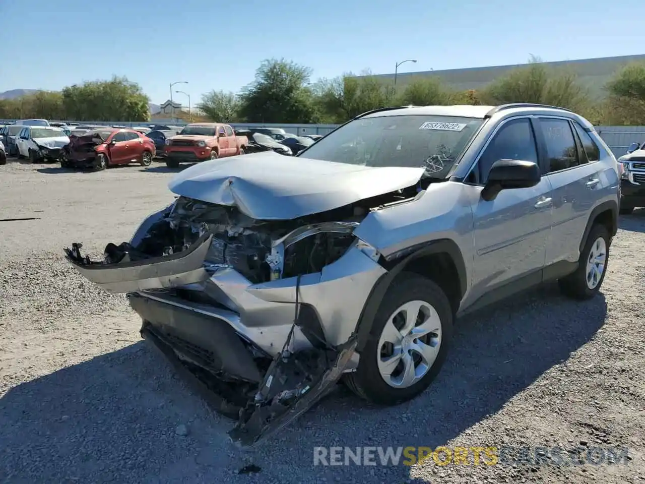 2 Photograph of a damaged car 2T3H1RFV9MC170092 TOYOTA RAV4 2021