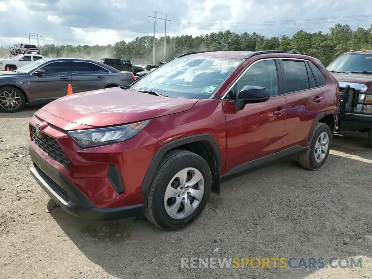 1 Photograph of a damaged car 2T3H1RFV9MW126253 TOYOTA RAV4 2021