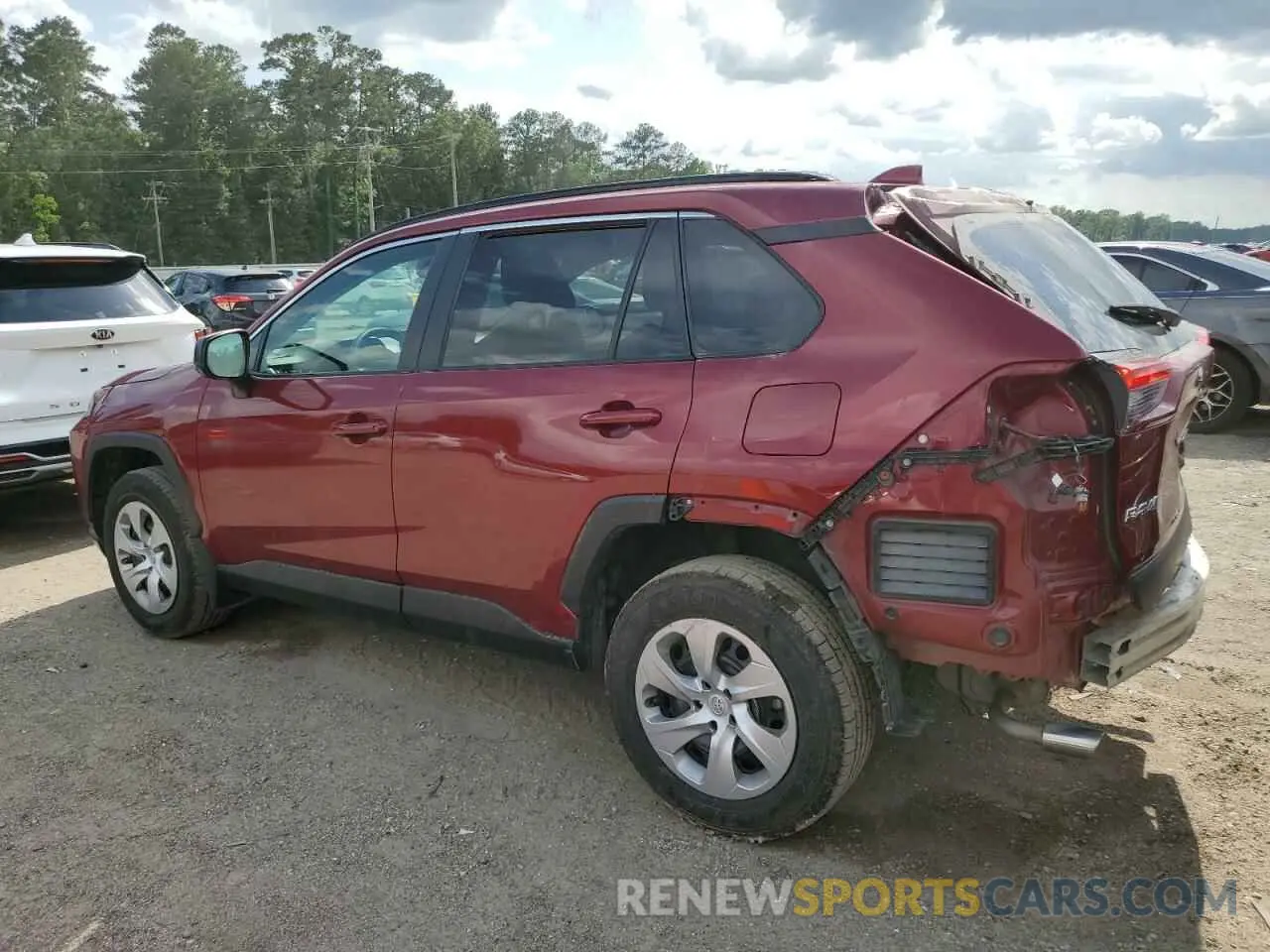 2 Photograph of a damaged car 2T3H1RFV9MW126253 TOYOTA RAV4 2021
