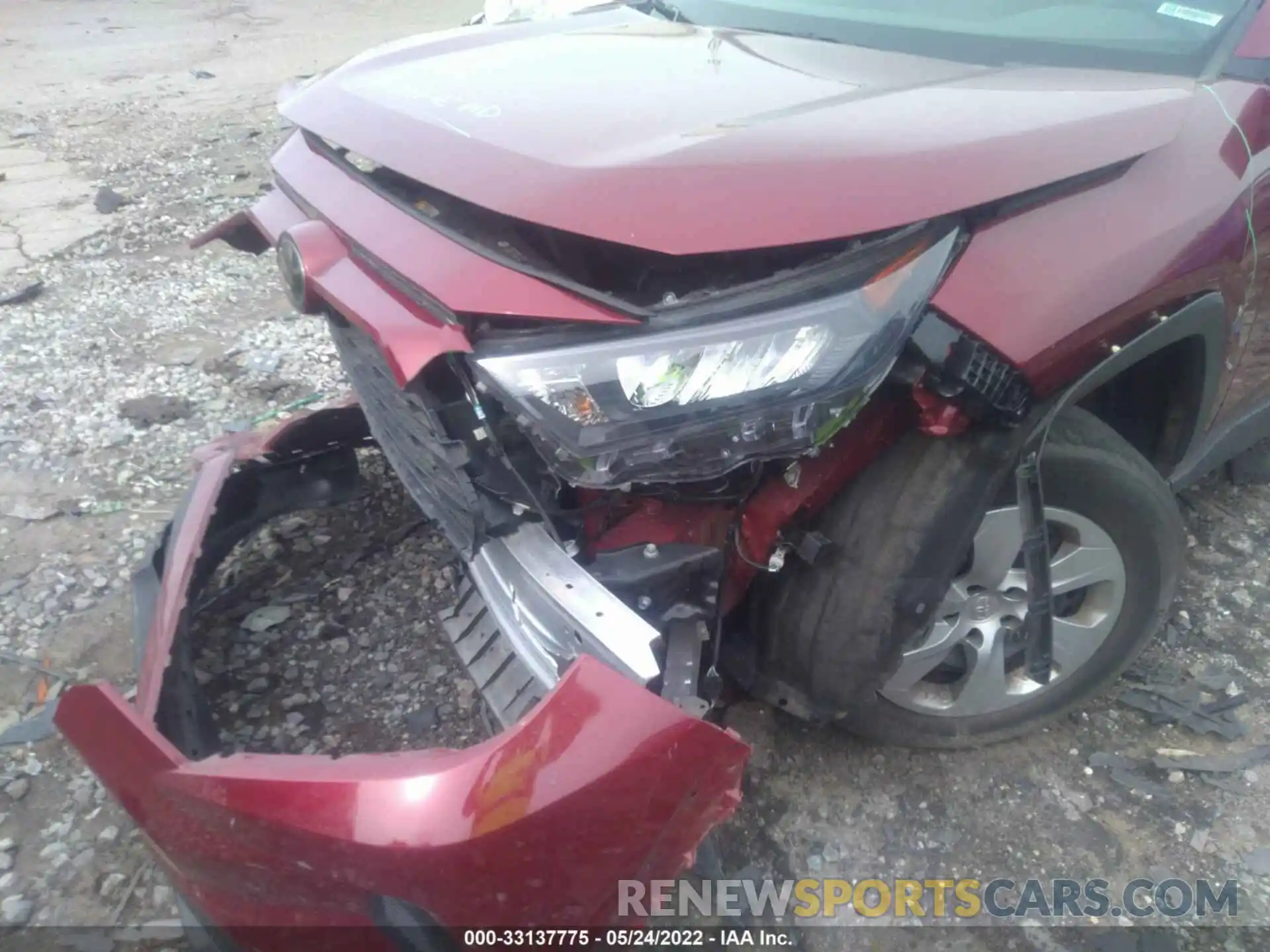 6 Photograph of a damaged car 2T3H1RFV9MW129265 TOYOTA RAV4 2021