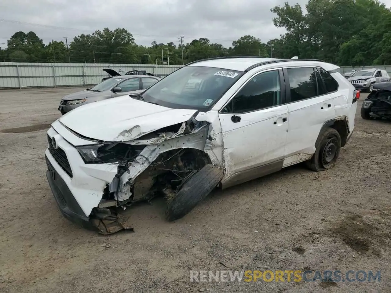 1 Photograph of a damaged car 2T3H1RFV9MW144588 TOYOTA RAV4 2021