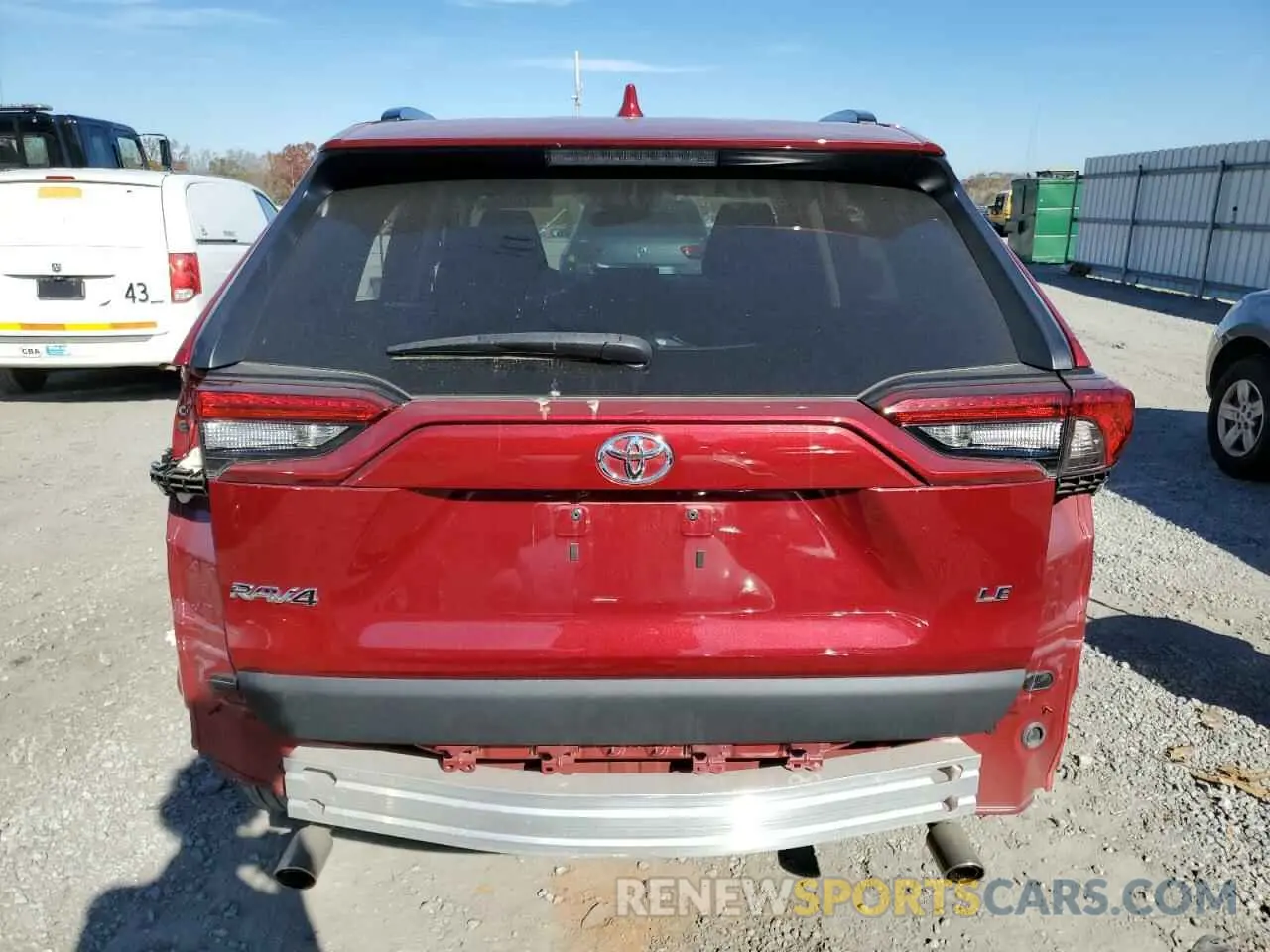 6 Photograph of a damaged car 2T3H1RFV9MW159351 TOYOTA RAV4 2021