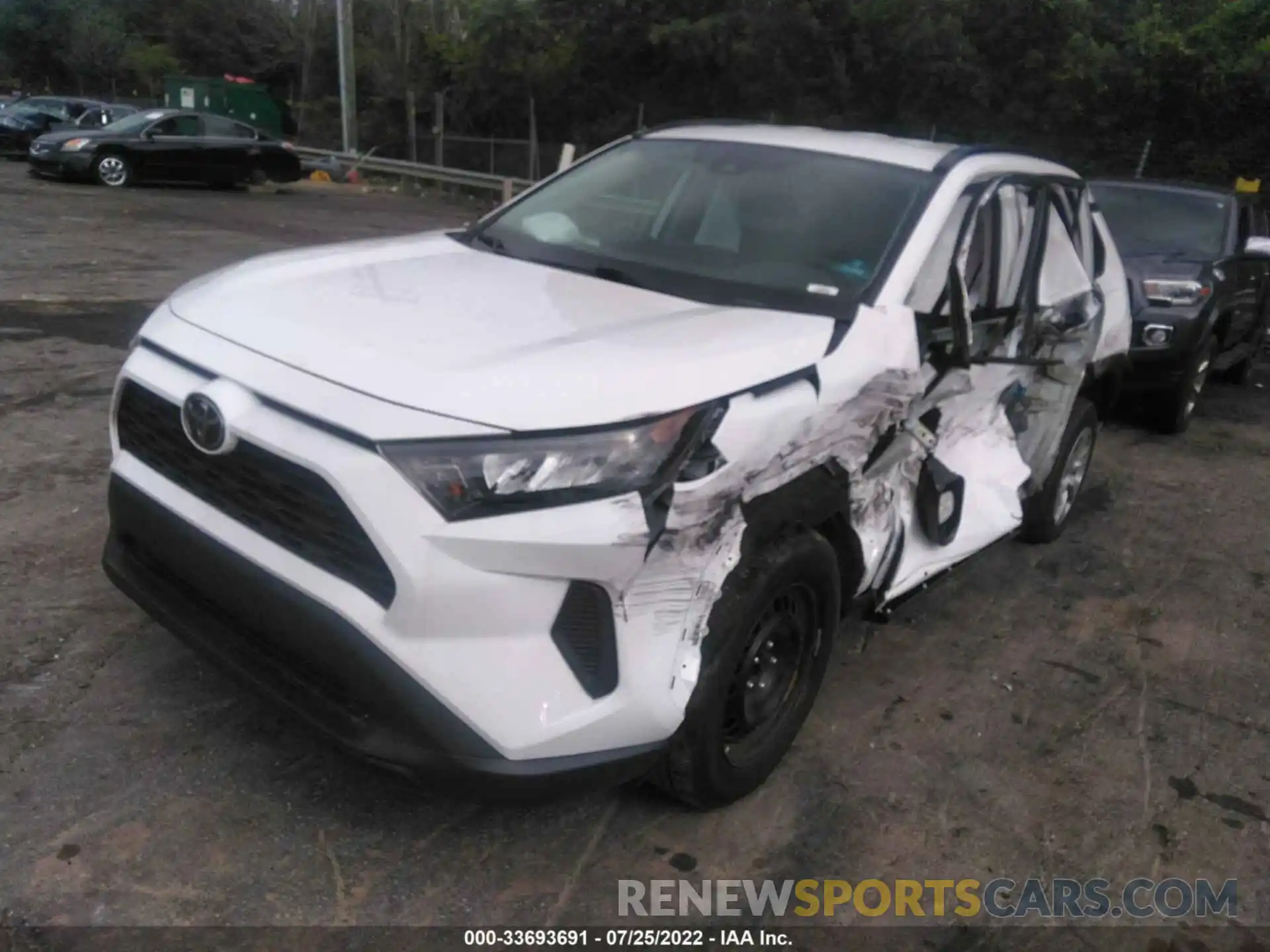 2 Photograph of a damaged car 2T3H1RFVXMC098450 TOYOTA RAV4 2021