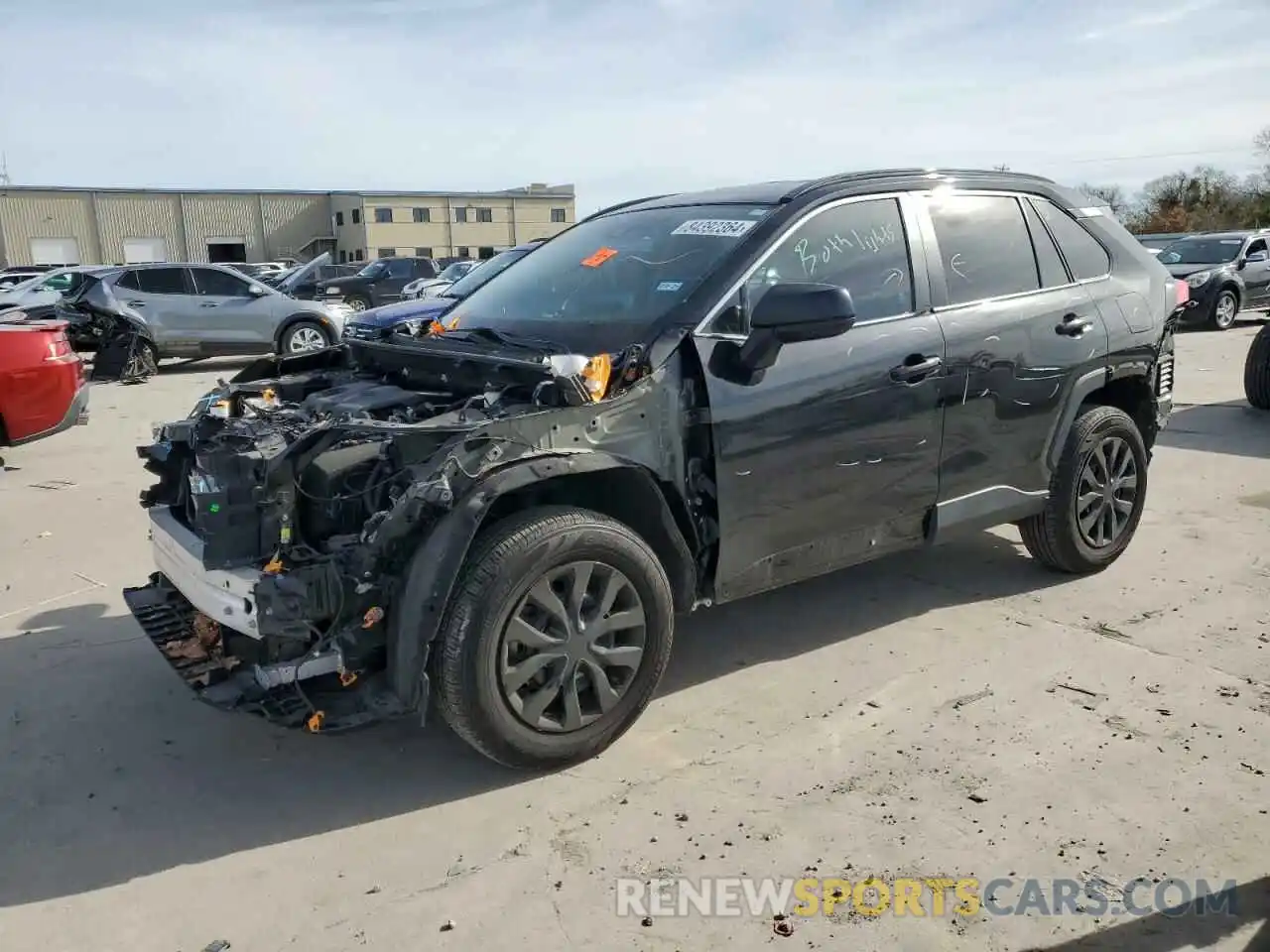 1 Photograph of a damaged car 2T3H1RFVXMC098593 TOYOTA RAV4 2021