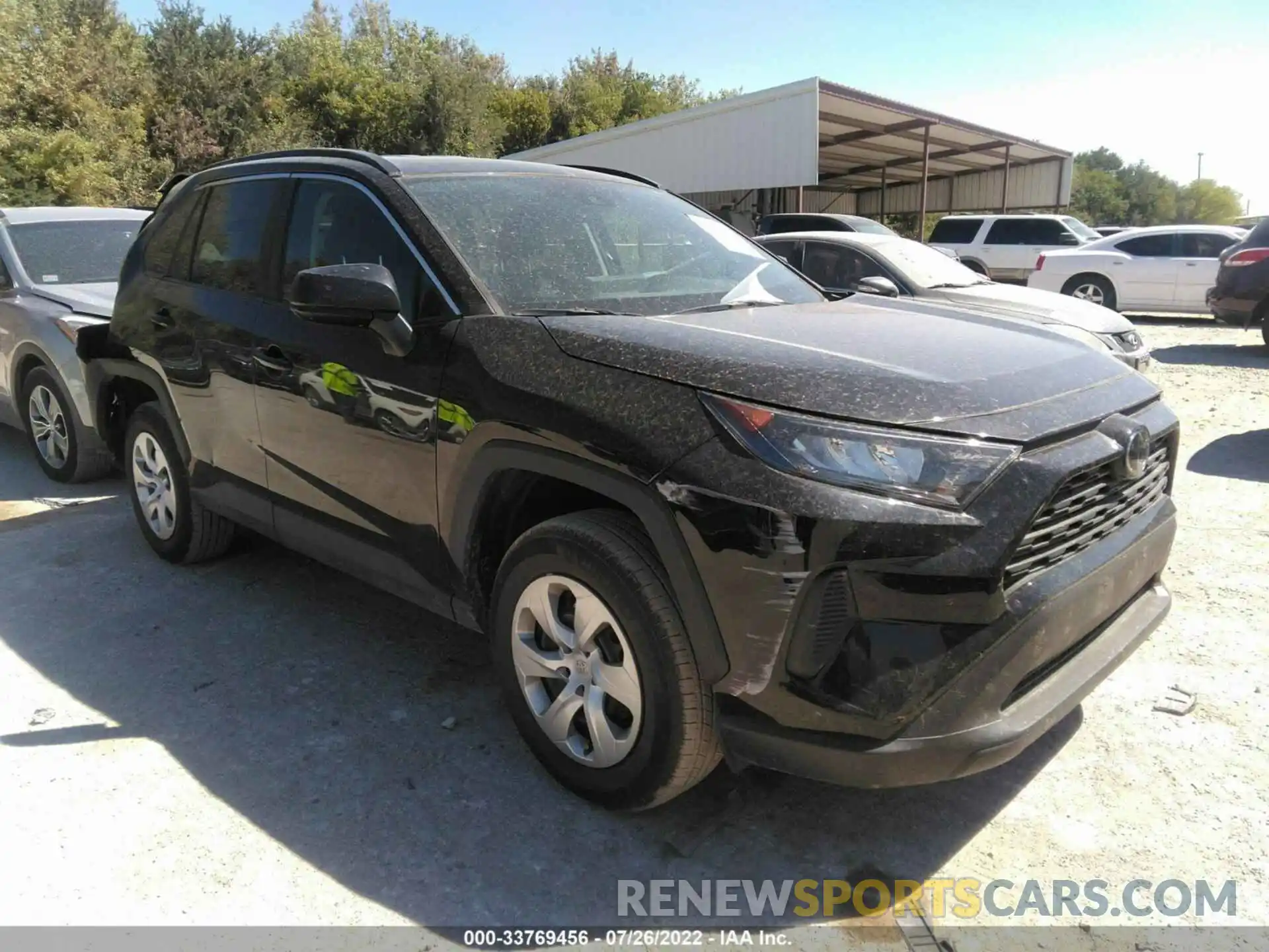 1 Photograph of a damaged car 2T3H1RFVXMC107048 TOYOTA RAV4 2021