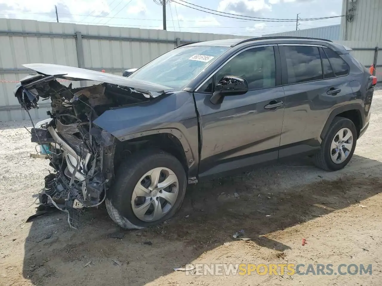 1 Photograph of a damaged car 2T3H1RFVXMC113951 TOYOTA RAV4 2021
