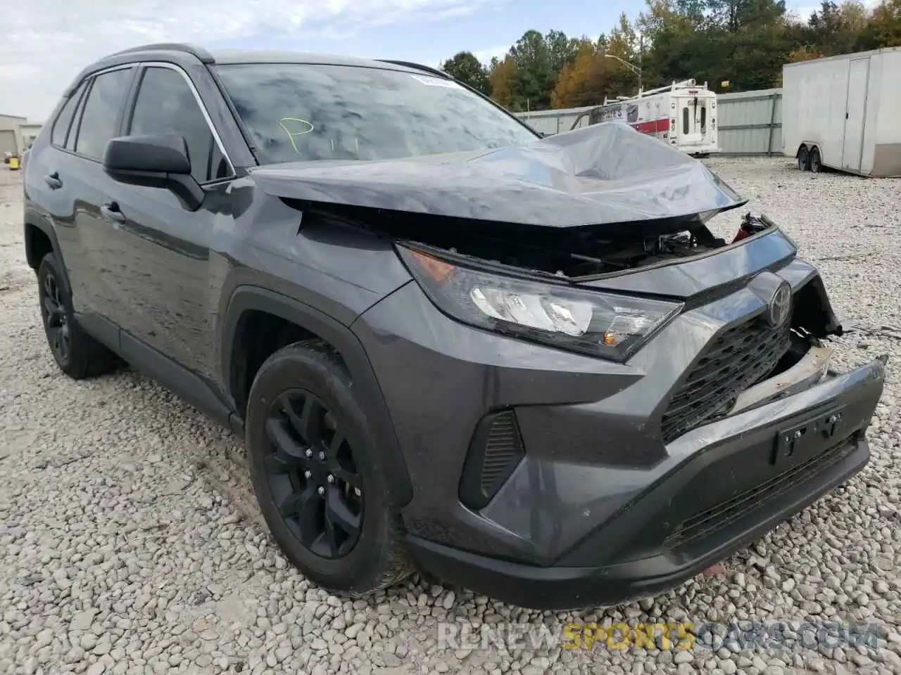 1 Photograph of a damaged car 2T3H1RFVXMC119622 TOYOTA RAV4 2021