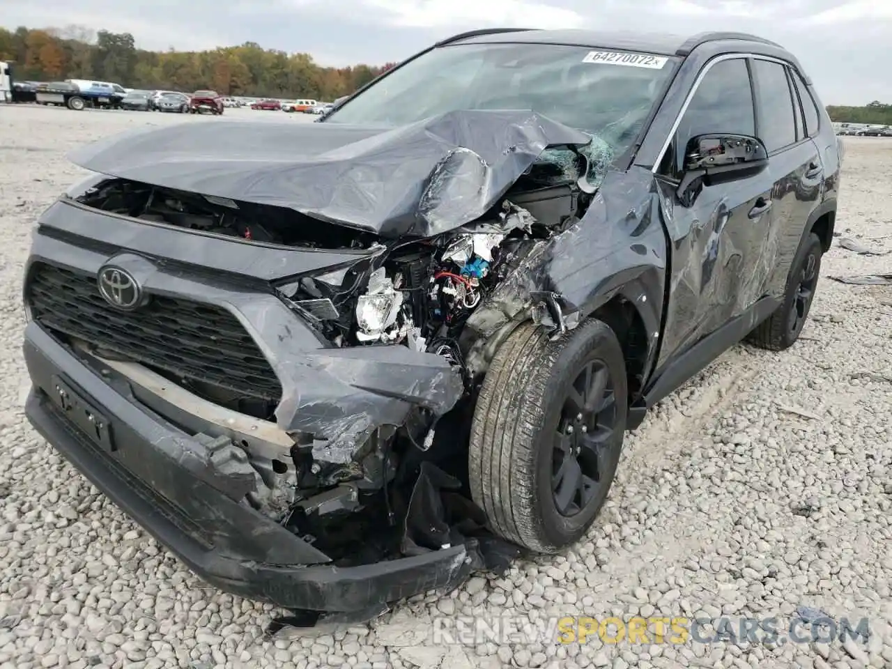 2 Photograph of a damaged car 2T3H1RFVXMC119622 TOYOTA RAV4 2021